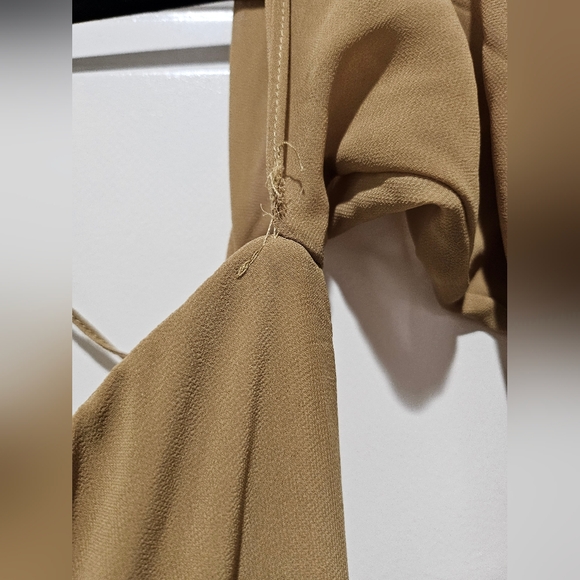 House Of Cb Naomi Elegant Olive Green Midi Dress Halter Large - Picture 7 of 9